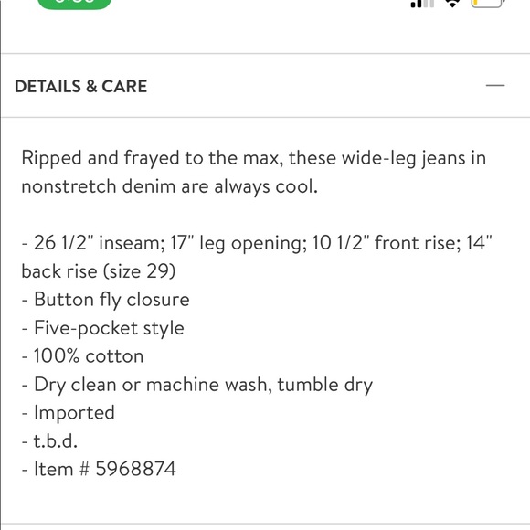 Free People Maggie Distressed Mid Rise Jeans - Picture 9 of 9